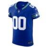 Seattle Seahawks Nike Alternate Vapor F.U.S.E. Elite Custom Jersey - - Side View