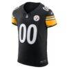 Pittsburgh Steelers Nike Vapor F.U.S.E. Elite Custom Jersey - Black - Side View