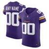 Minnesota Vikings Nike Vapor F.U.S.E. Elite Custom Jersey - Purple - Front View