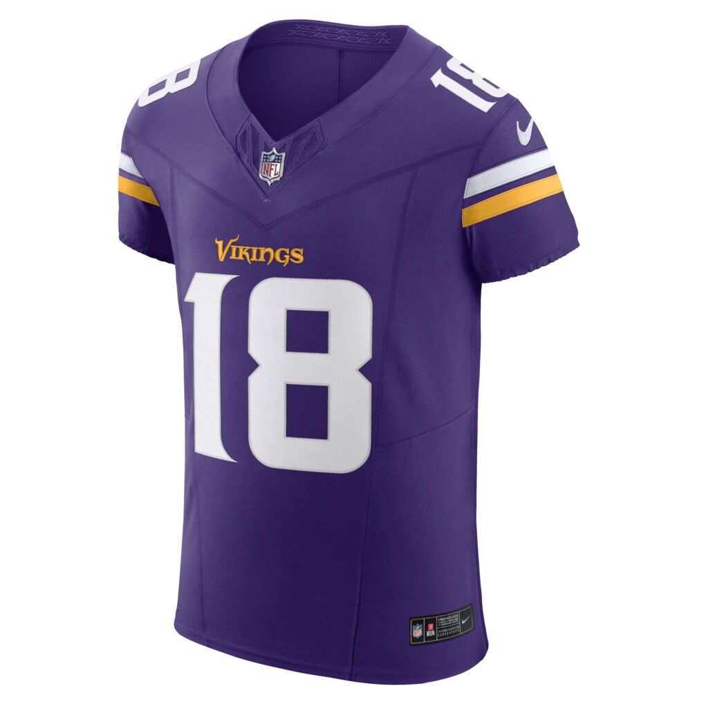 Justin Jefferson Minnesota Vikings Nike Team Vapor F.U.S.E. Elite Jersey