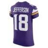 Justin Jefferson Minnesota Vikings Nike Team Vapor F.U.S.E. Elite Jersey - Purple - Alt2