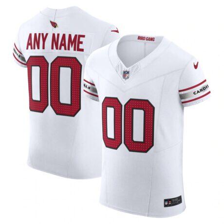 Arizona Cardinals Nike Vapor F.U.S.E. Elite Custom Jersey - White - Front View