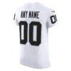 Las Vegas Raiders Nike Vapor F.U.S.E. Elite Custom Jersey - White - Detail View
