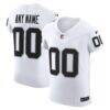 Las Vegas Raiders Nike Vapor F.U.S.E. Elite Custom Jersey - White - Front View