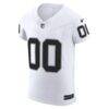 Las Vegas Raiders Nike Vapor F.U.S.E. Elite Custom Jersey - White - Side View