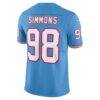 Jeffery Simmons Tennessee Titans Nike Vapor F.U.S.E. Limited Jersey - - Detail View
