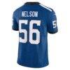 Quenton Nelson Indianapolis Colts Nike Vapor F.U.S.E. Limited Jersey - Blue - Detail View
