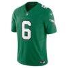 DeVonta Smith Philadelphia Eagles Nike Vapor F.U.S.E. Limited Jersey - - Side View
