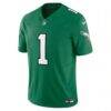 Jalen Hurts Philadelphia Eagles Nike Vapor F.U.S.E. Limited Jersey - Kelly Green - Side View