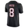 Kyle Pitts Atlanta Falcons Nike Vapor F.U.S.E. Limited Jersey - Black - Detail View