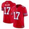Josh Allen Buffalo Bills Nike Vapor F.U.S.E. Limited Jersey - Red - Front View