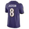 Lamar Jackson Baltimore Ravens Nike Vapor F.U.S.E. Limited Jersey - Purple - Detail View