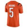 Tee Higgins Cincinnati Bengals Nike Vapor F.U.S.E. Limited Jersey - Orange - Detail View