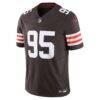 Myles Garrett Cleveland Browns Nike Vapor F.U.S.E. Limited Jersey - Brown - Side View