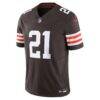 Denzel Ward Cleveland Browns Nike Vapor F.U.S.E. Limited Jersey - Brown - Side View