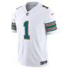 Tua Tagovailoa Miami Dolphins Nike Vapor F.U.S.E. Limited Jersey - White - Side View