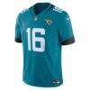 Trevor Lawrence Jacksonville Jaguars Nike Vapor F.U.S.E. Limited Jersey - Teal - Side View