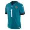 Travis Etienne Jacksonville Jaguars Nike Vapor F.U.S.E. Limited Jersey - Teal - Side View