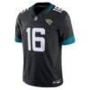 Trevor Lawrence Jacksonville Jaguars Nike Vapor F.U.S.E. Limited Jersey - Black - Side View