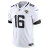 Trevor Lawrence Jacksonville Jaguars Nike Vapor F.U.S.E. Limited Jersey - White - Side View