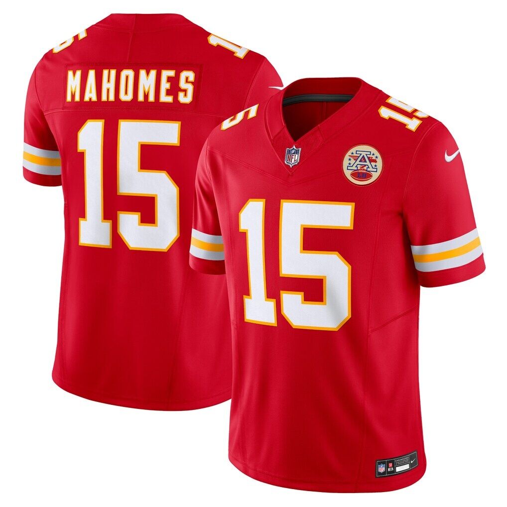Patrick Mahomes Kansas City Chiefs Nike Vapor F.U.S.E. Limited Jersey