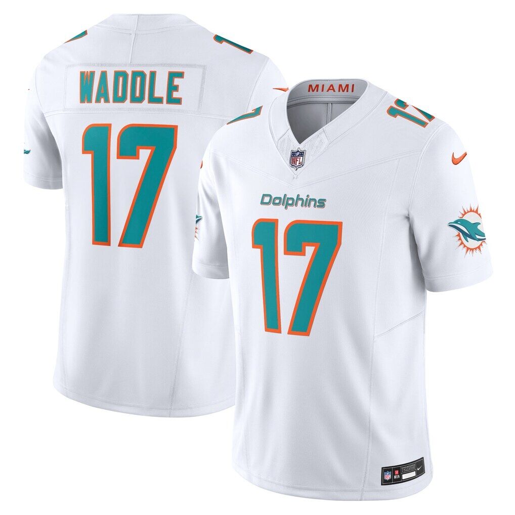 Jaylen Waddle Miami Dolphins Nike Vapor F.U.S.E. Limited Jersey