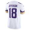 Justin Jefferson Minnesota Vikings Nike Vapor F.U.S.E. Limited Jersey - White - Detail View