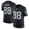 Maxx Crosby Las Vegas Raiders Nike Vapor F.U.S.E. Limited Jersey - Black - Front View
