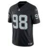 Maxx Crosby Las Vegas Raiders Nike Vapor F.U.S.E. Limited Jersey - Black - Side View