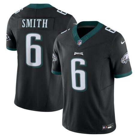 DeVonta Smith Philadelphia Eagles Nike Vapor F.U.S.E. Limited Jersey - Black - Front View