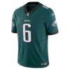 DeVonta Smith Philadelphia Eagles Nike Vapor F.U.S.E. Limited Jersey - Green - Side View