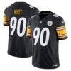 T.J. Watt Pittsburgh Steelers Nike Vapor F.U.S.E. Limited Jersey - Black - Front View