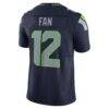 12s Seattle Seahawks Nike Vapor F.U.S.E. Limited Jersey - Navy - Detail View