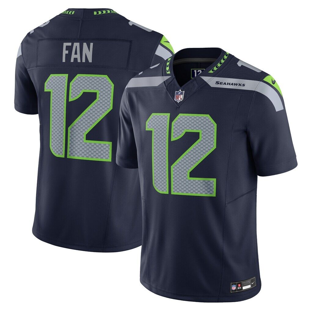 12s Seattle Seahawks Nike Vapor F.U.S.E. Limited Jersey