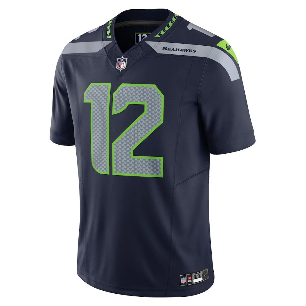 12s Seattle Seahawks Nike Vapor F.U.S.E. Limited Jersey