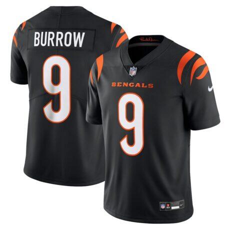Joe Burrow Cincinnati Bengals Nike Vapor Untouchable Limited Jersey - Black - Front View