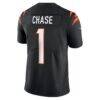 Ja'Marr Chase Cincinnati Bengals Nike Vapor Untouchable Limited Jersey - Black - Detail View