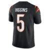 Tee Higgins Cincinnati Bengals Nike Vapor Untouchable Limited Jersey - Black - Detail View