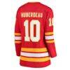 Jonathan Huberdeau Calgary Flames Fashion7 Women's Home Breakaway Player Jersey - Red - Detail View
