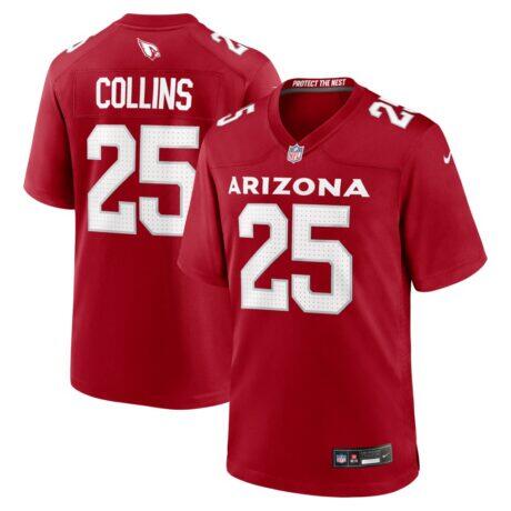 Zaven Collins Arizona Cardinals Nike Home Game Jersey - - Front View