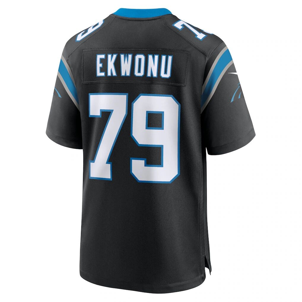 Ikem Ekwonu Carolina Panthers Nike Game Jersey