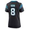 Jaycee Horn Carolina Panthers Nike Women's Player Jersey - Black - Detail View