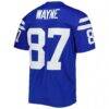 Reggie Wayne Indianapolis Colts Mitchell & Ness Legacy Replica Jersey - - Detail View