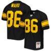 Hines Ward Pittsburgh Steelers Mitchell & Ness Legacy Replica Jersey - Black - Front View