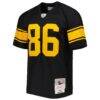 Hines Ward Pittsburgh Steelers Mitchell & Ness Legacy Replica Jersey - Black - Side View