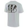 Cincinnati Bengals Fanatics Unisex Elements Super Soft Short Sleeve T-Shirt - Gray - Side View