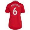 Lisandro Martínez Manchester United adidas Women's 2022/23 Home Replica Player Jersey - Red - Detail View
