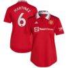 Lisandro Martínez Manchester United adidas Women's 2022/23 Home Replica Player Jersey - Red - Front View