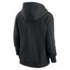 Houston Texans Nike Women's Wordmark Club Fleece Hoodie - Black - Detail View
