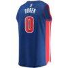 Jalen Duren Detroit Pistons Fashion7 Fast Break Replica Jersey - Blue - Detail View